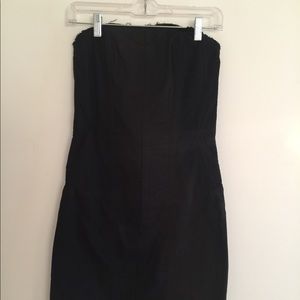 All Saints strapless corset dress